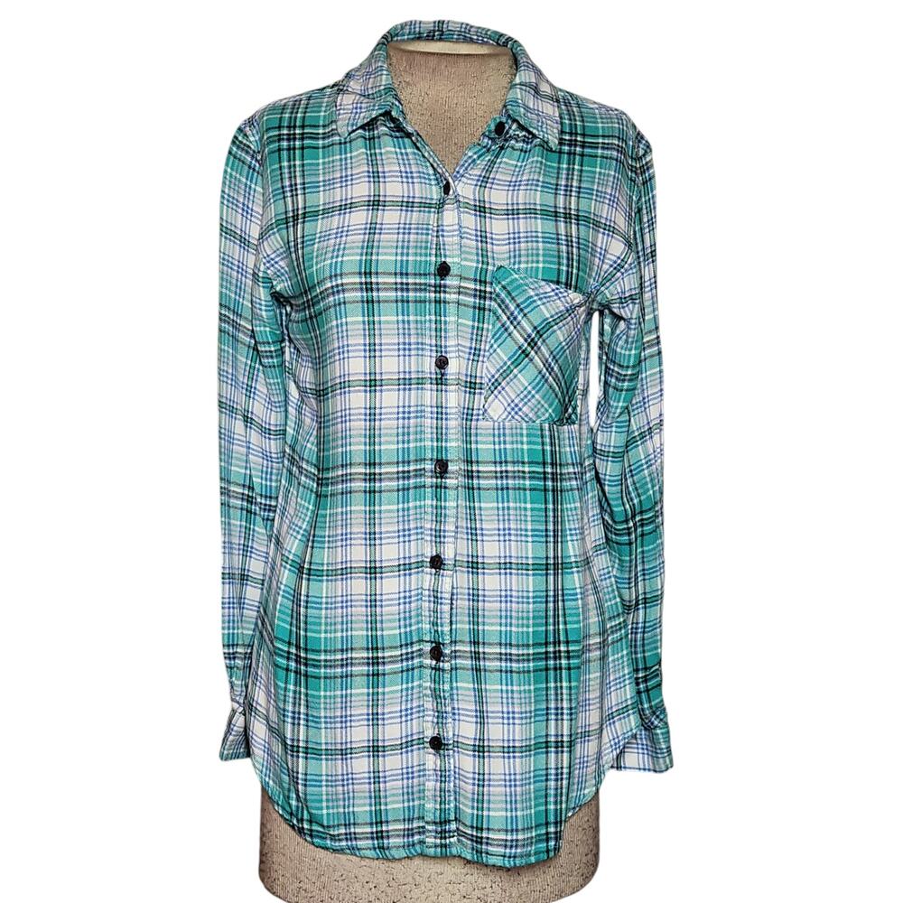 Plaid Button up Flannel Size Small